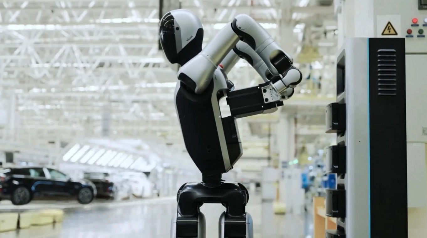 Un robot change sa propre batterie