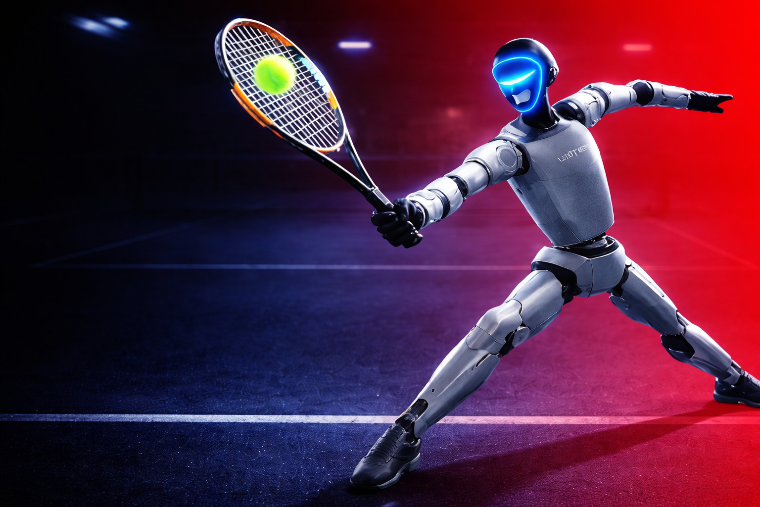 Un robot humanoïde défie des ingénieurs lors d’un match de tennis inédit